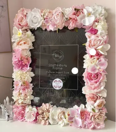 Fotolijst met bloemen