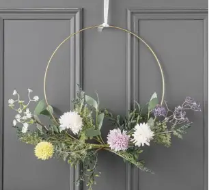 Ring met bloemen